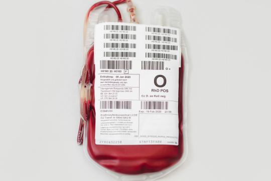 Erythrozytenkonzentrat, leukozytendepletiert, aus Vollblut
